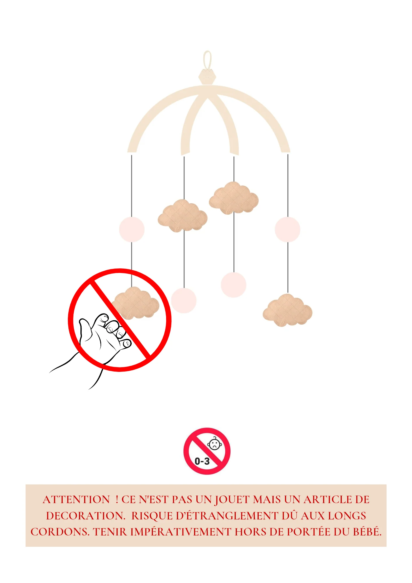 Mobile décoratif - Cerf & feuilles de chêne – Image 7