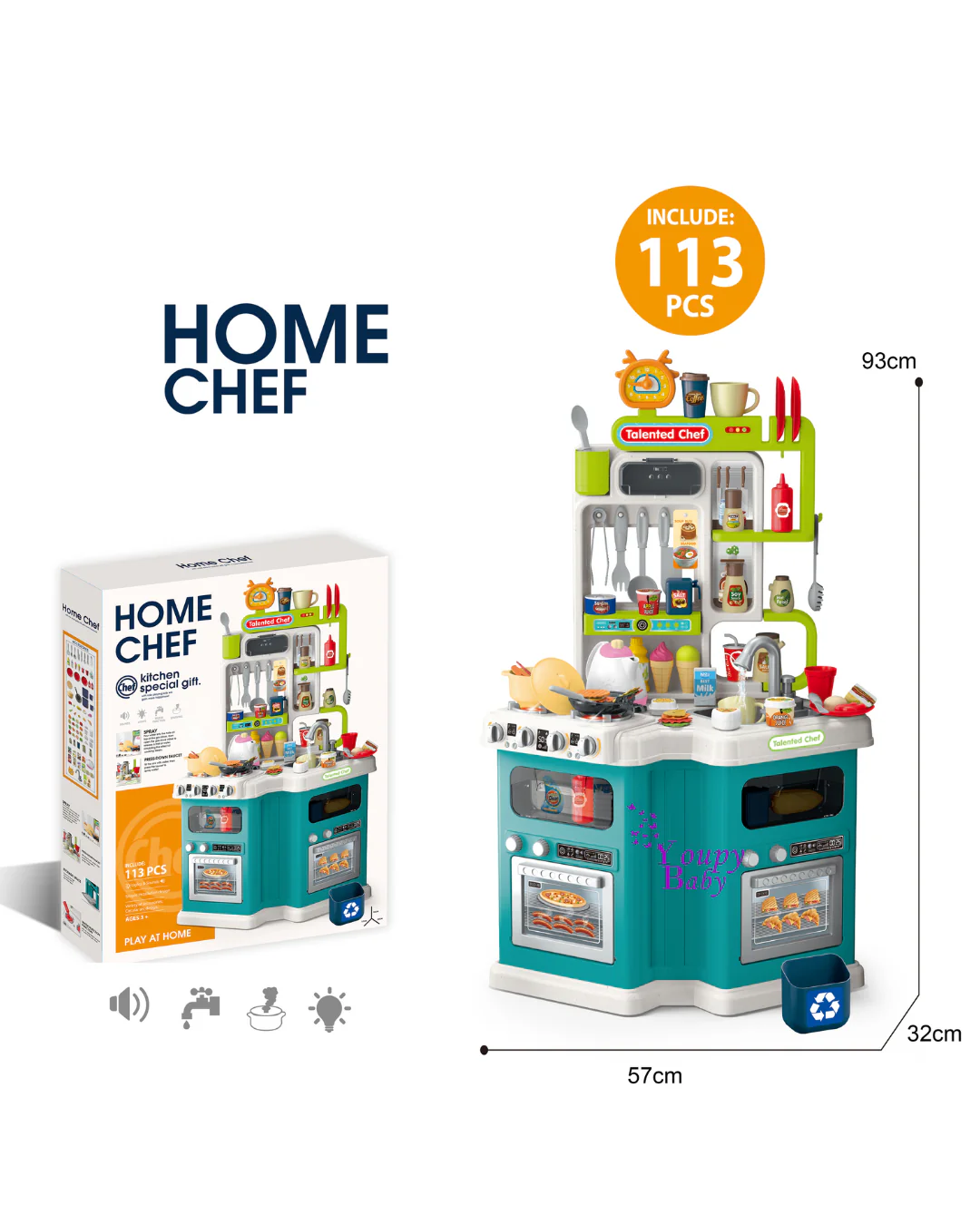 Cuisine pour enfants 113PCS – Image 7