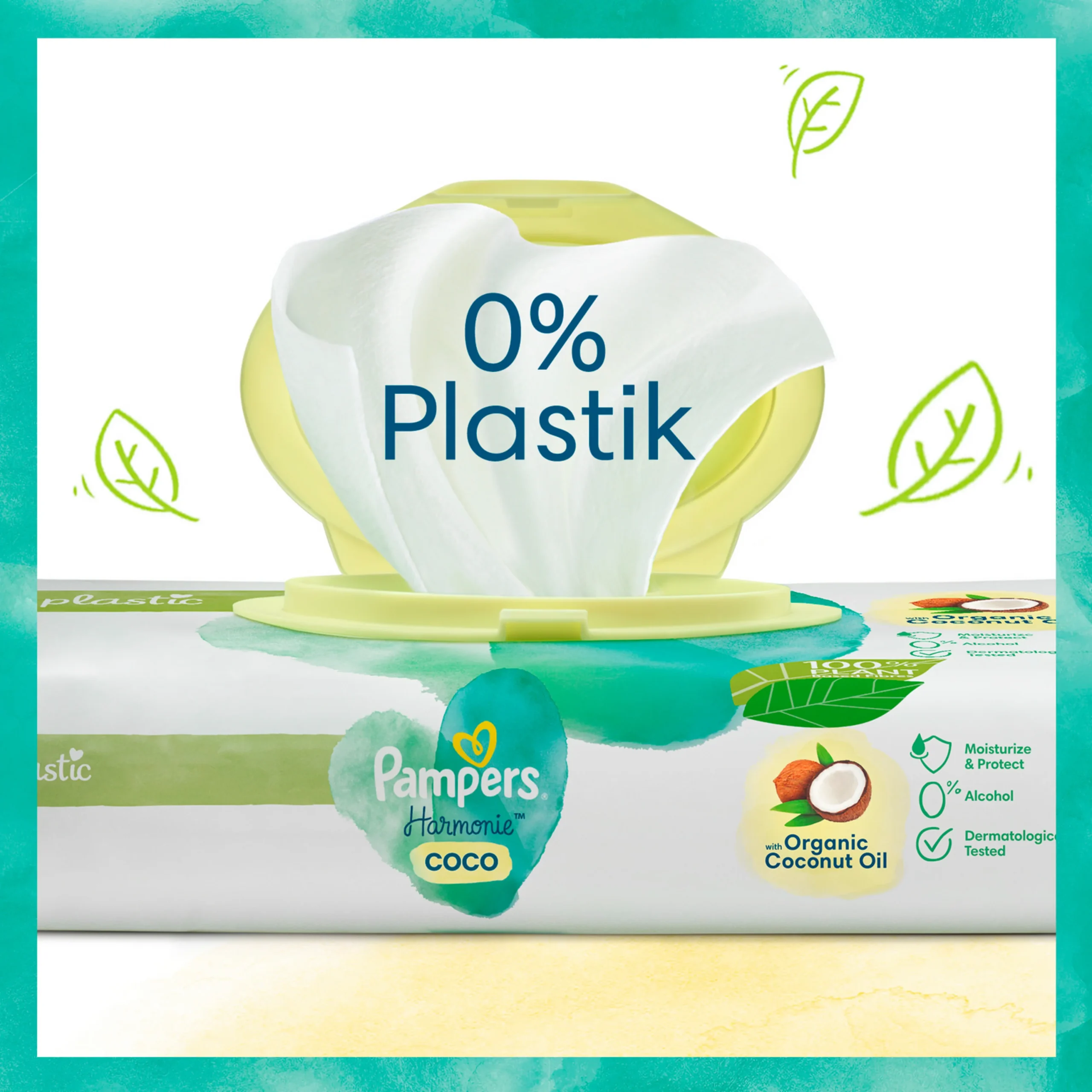 Pampers Harmonie Coco Lingettes (18 x 42 pces) – Image 6